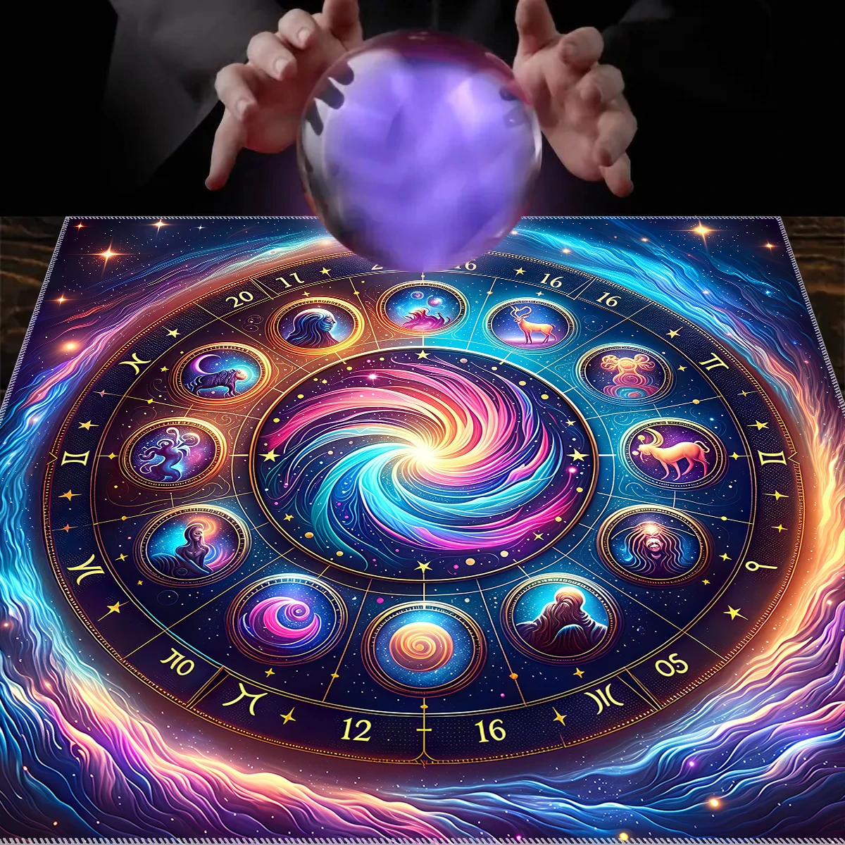 50/75/110/137cm Tarot Card Tab - Zodiac Party Games 评论和价格