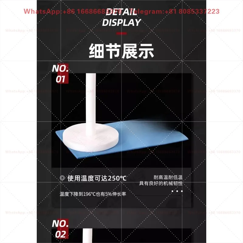 Silicon Wafer Cleaning Rack Conductive Glass Cleaning Holder Industrial Anti-static Cleaning Storage Rack For Laboratory Use