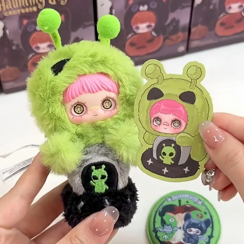 New Hot Maymei Let The Haunting Begin Blind Box Cute Trendy Fluffy Doll Desktop Decoration Mystery Surprise Box Halloween Gifts view 5