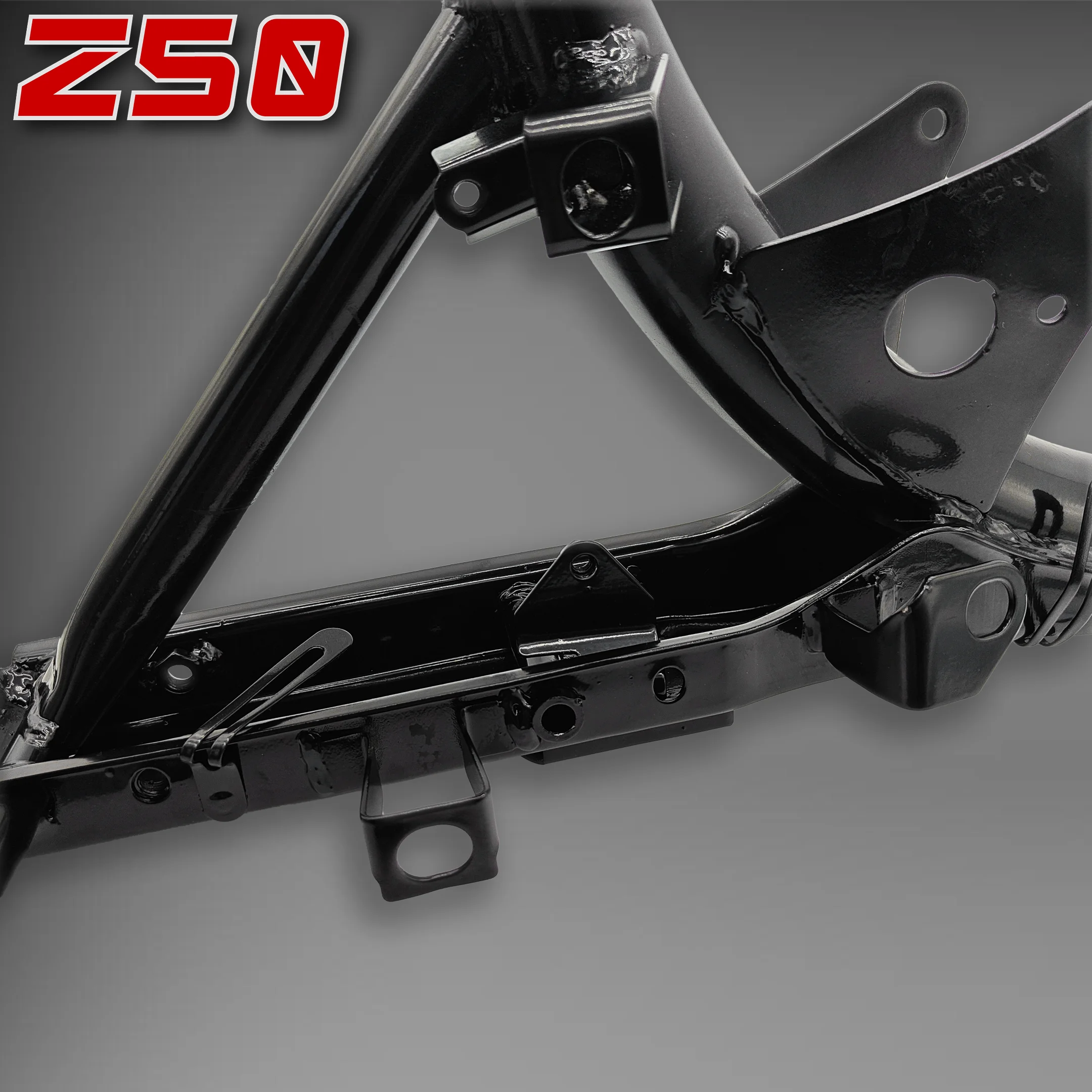 Monkey Z50 Black Frame 700mm Frame Z50 Motorcycle Rack for Z50 1967-1979