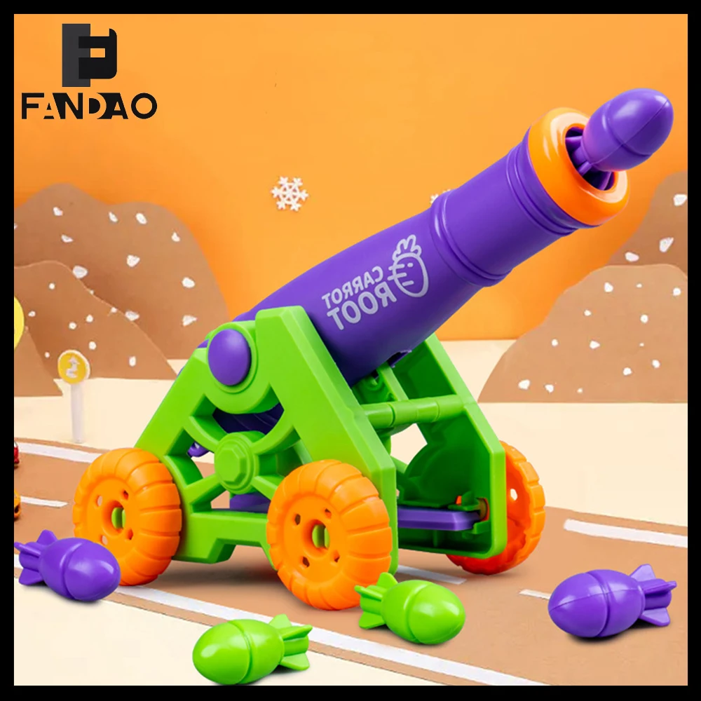 Tactical Radish Rocket Launcher Toy Mortar Grenade Launcher Toy Children's Automatic Shooting Toys for Outdoor CS Sports Gift