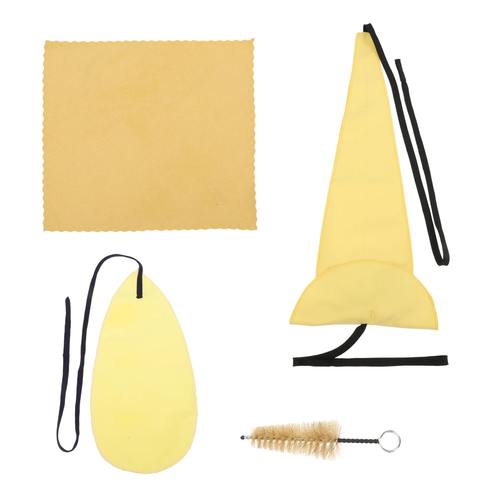 

Sax Cleaning Kit Brush Mouthpiece Cleaner for Instruments Supplies Natural Mane Saxophone Care Swab Suitable Cloth