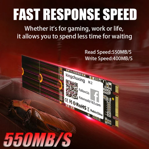 Imagen 2 del producto Kingchuxing Ngff M2 Ssd 2TB 256gb 2260 Ssd M2 512 128gb 2280 M2 Sata Unidades internas de estado sólido SSD44518