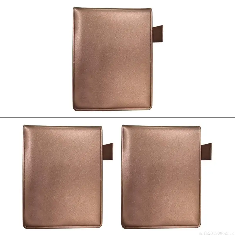 

D5BB Pocket Size Leather Journal Notebook 50 Sheets Dotted Pages For Daily Planning