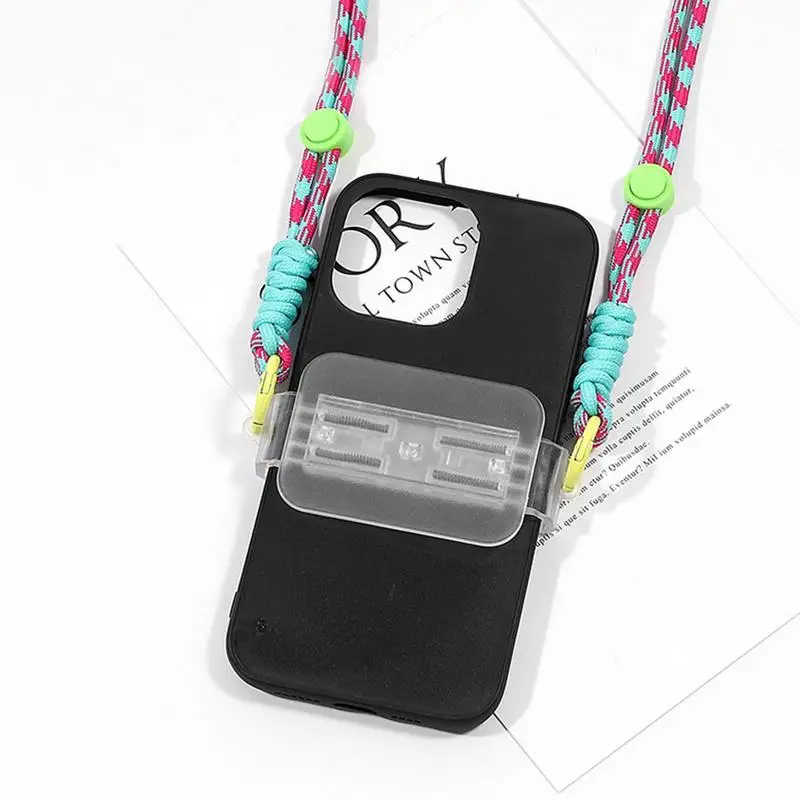 Mobile Phone Back Clip Cell Phone Holder Cell Phone Holder Smart Phone Back Clip Crossbody Lanyard Holder Phone Back Clip Strap