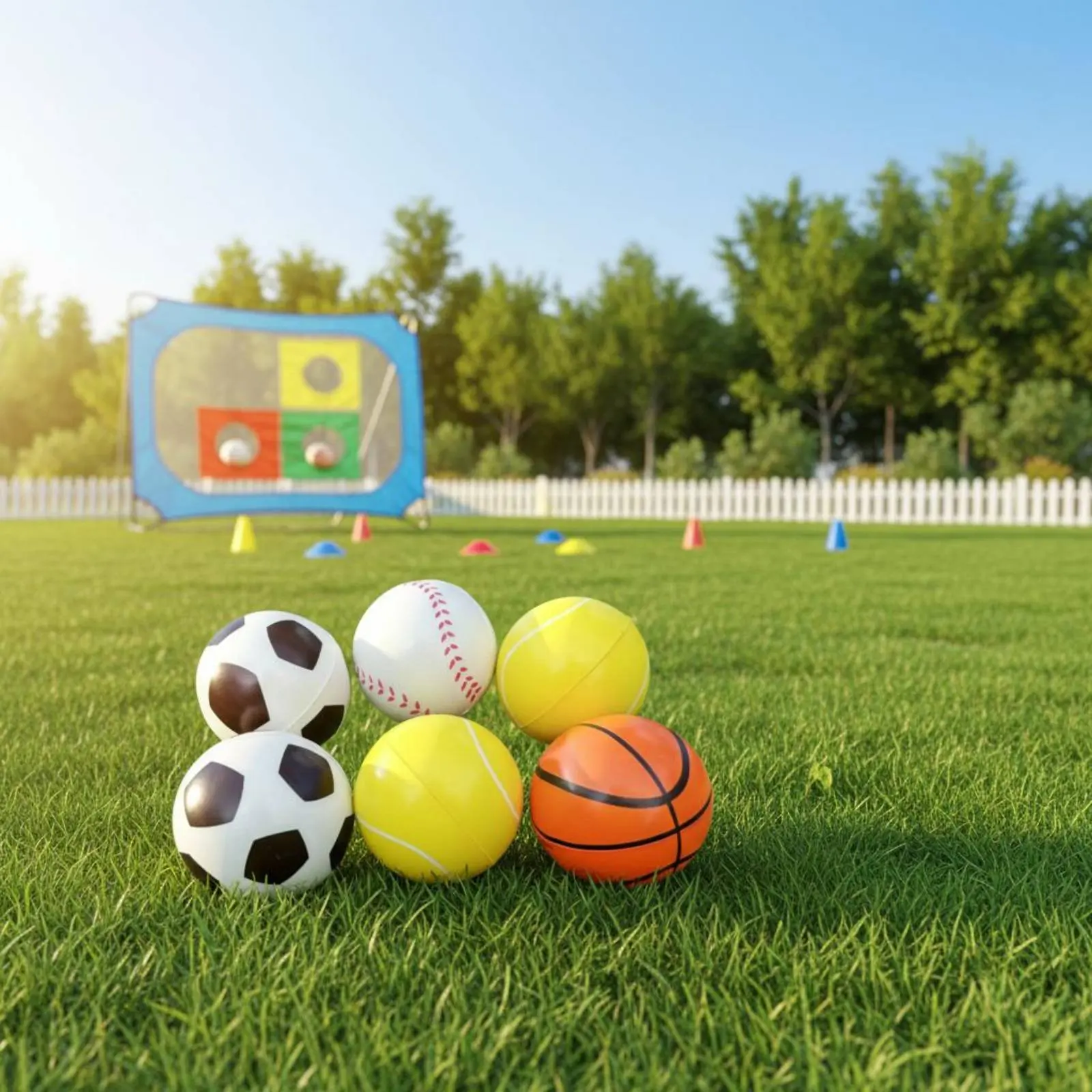 Kids Throwing Target Net Easy to Set up Large Toss Game Net Play Equipment Indoor and Outdoor Use Sports Gear Long-Lasting