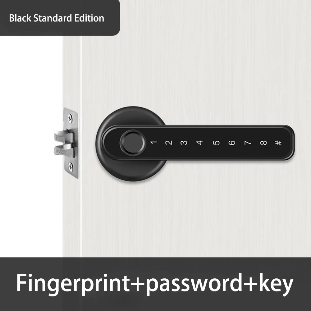 

For Bedroom For Left And Right-handed Doors Fingerprint Door Lock Bedroom Office Lock Bedroom C-class Lock Core
