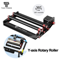Twotrees Laser Engraving Machine Y-axis Rotary Roller 360° TR3 Rotating Engraving Module for Engraving Cylindrical Objects Cans