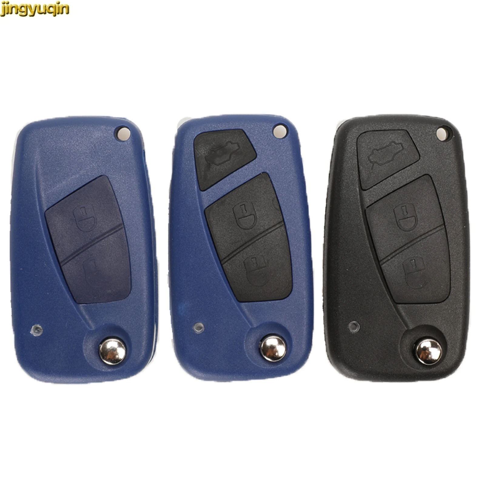 

Jingyuqin Flip Remote Car Key Fob Shell For Fiat 500 Punto Panda Idea Stilo Ducato Bravo Anahtar Guscio Chiave SIP22 2/3 BTN