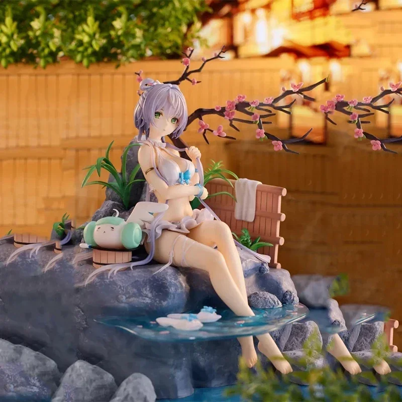 

Подлинная оригинальная серия Hot Spring Fireworks Luo Tianyi Raise Dream ПВХ аниме фигурка Коллекционная модель куклы орнамент игрушка