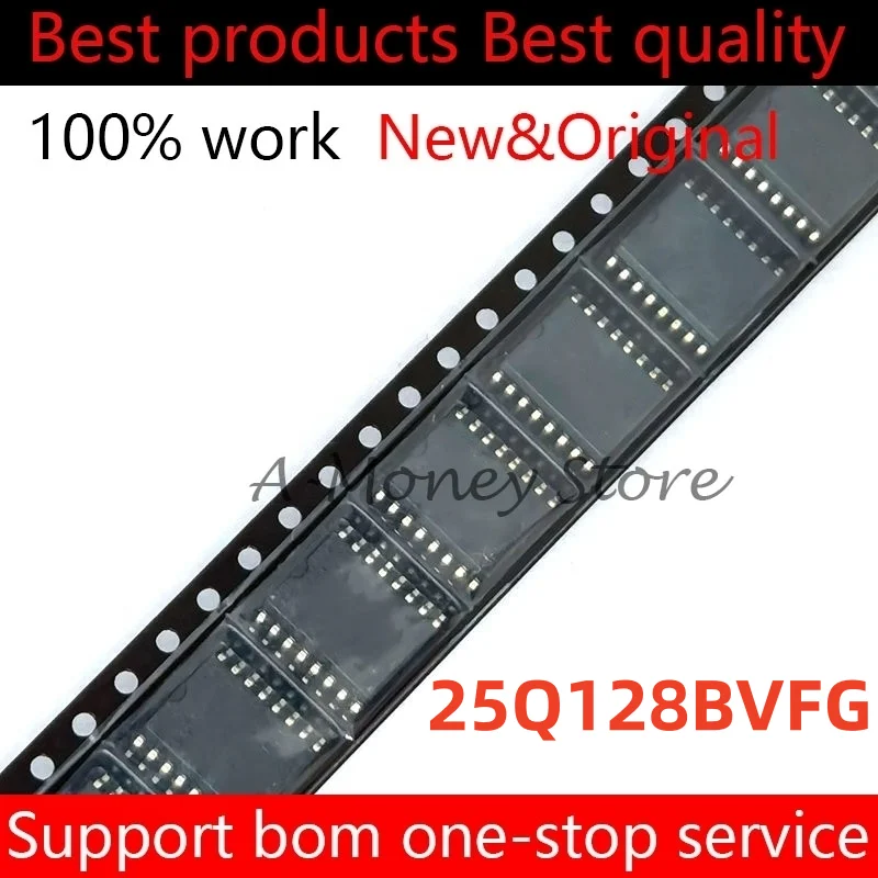 

(2-5pcs)25Q128BVFG W25Q128BVFG sop-16