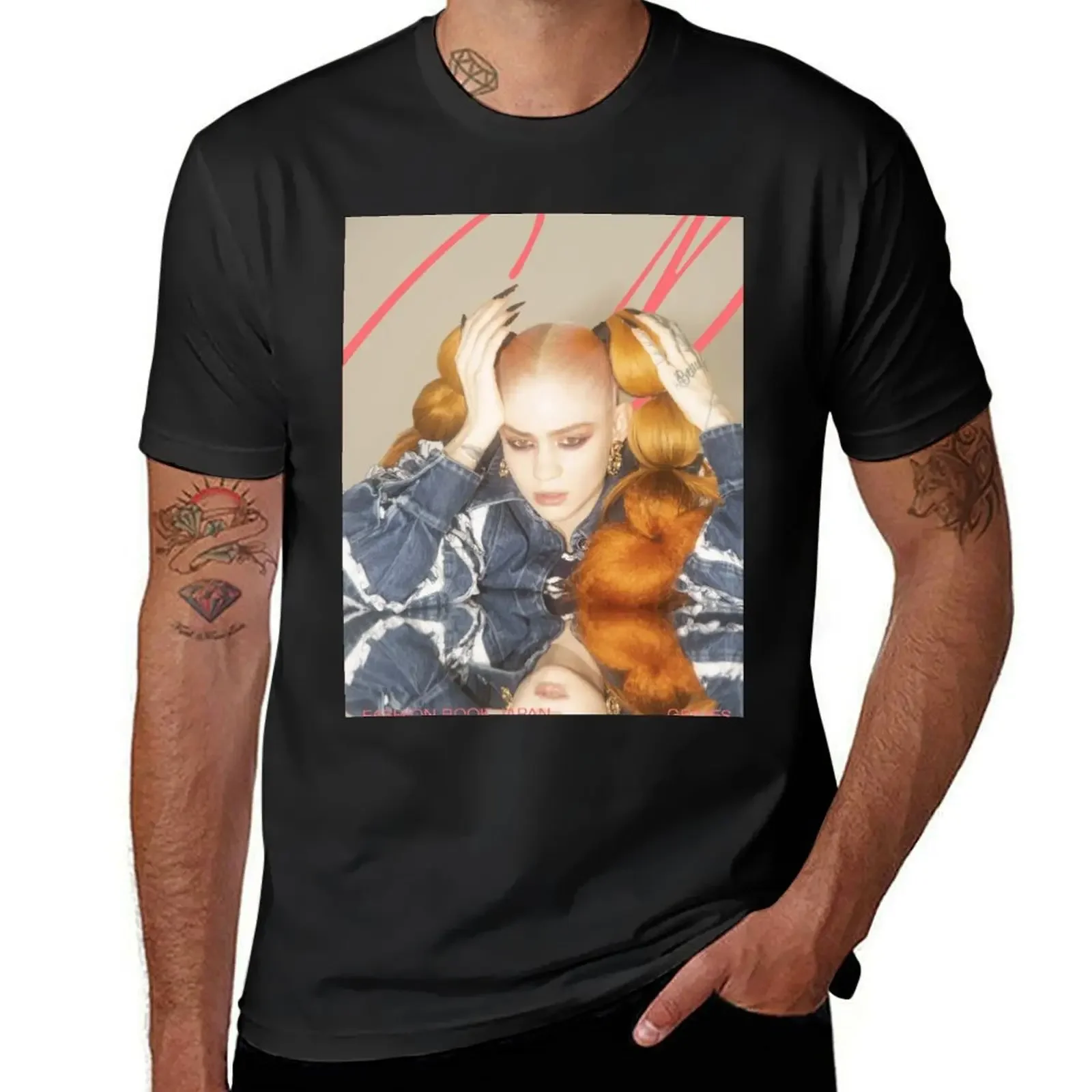 

Grimes Miss_Anthropocene Delete Forever T-Shirt summer clothes sports fans big and tall t shirts for men