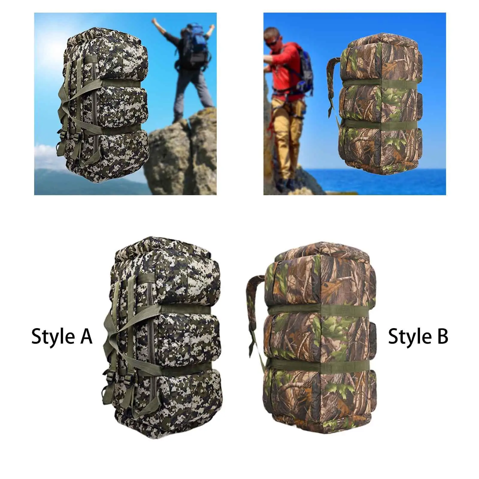 

Hiking Backpack for Men Rucksack Multifunctional Outdoor Travel Bag Camping Backpack Bag for Touring Outdoor Trips Backpacking