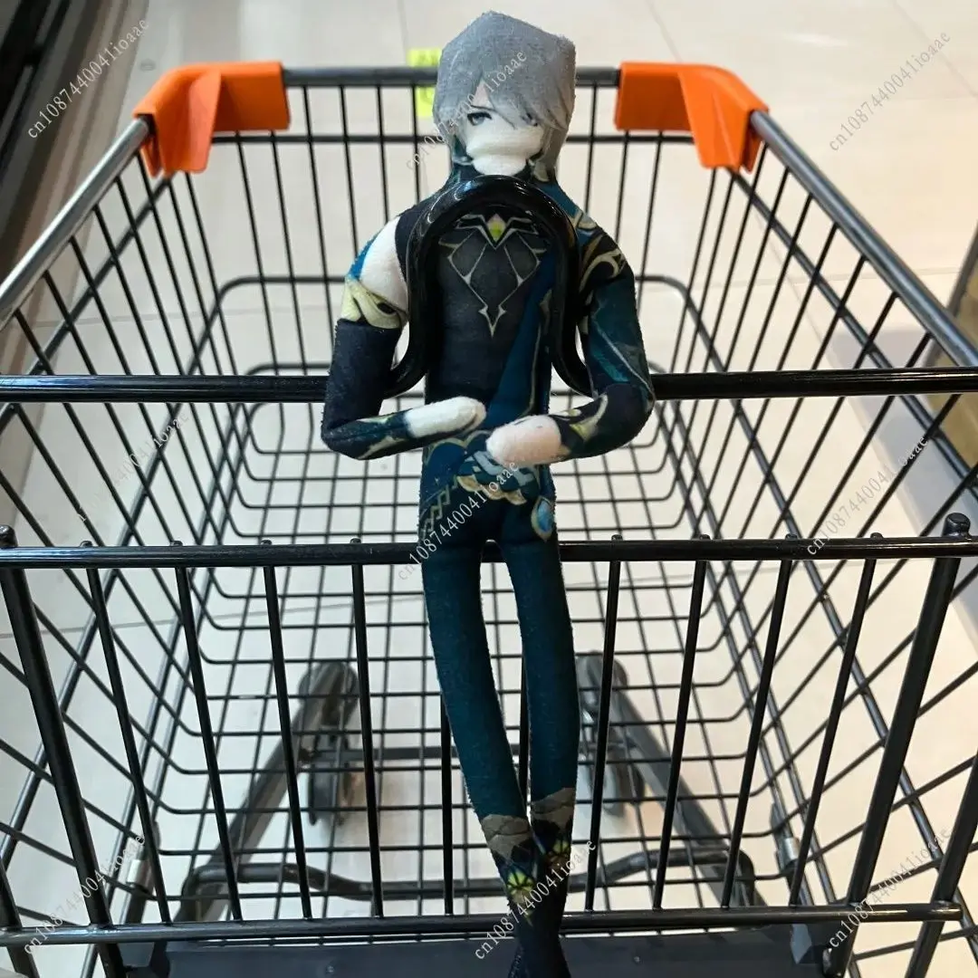 Genshin Impact Anime Cosplay Lustige Puppe Eingebauter Draht Zufällig Ort Aktionen Foto Requisiten Spiel Cartoon Begleiter Geschenk für Fans – Detail 5