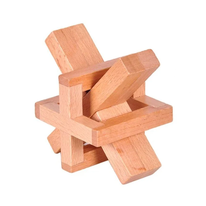 WeiCheng Luban قفل لغز فتح التعشيق لعبة الذكاء اختبار الدماغ دعابة للتحدي العقلية ألعاب تعليمية للأطفال والكبار