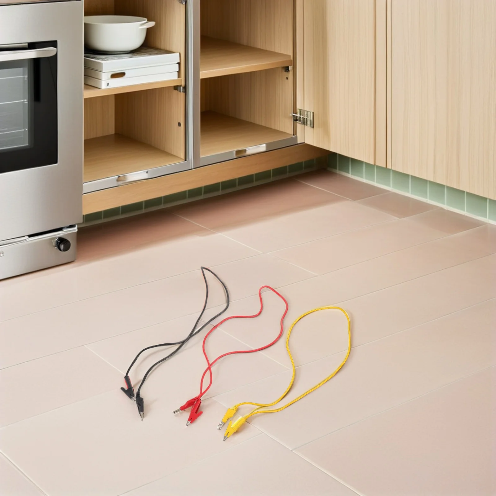 

3Pcs Insulated Test Leads High Voltage 1000V Stackable Banana Plug to Alligator Clip Electrical Testing Wires for Circuit