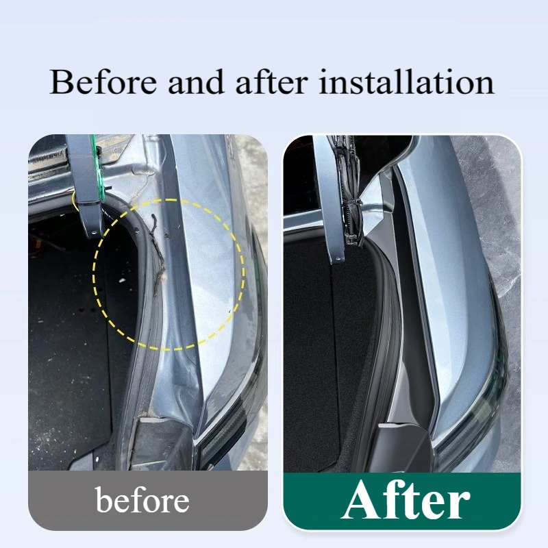 For Toyota Corolla/Levin 2019-2025: ABS Trunk Side Panel Covers - 2-Piece Set w/3M Adhesive OEM Fit​