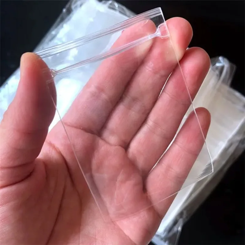 

100PCS PP Super High Clear Plastic Ziplock Bag DIY Matcha Antioxidant Jewelry Bracelet Headdress Hardware Gifts Pouches
