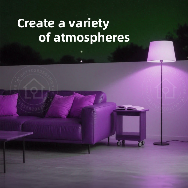 24 مفتاح التحكم عن بعد الذكية مصباح مصباح لتهيئة الجو 16 ألوان RGB لمبة LED متعدد الألوان لمبة E27 220 فولت الإضاءة المنزلية عكس الضوء