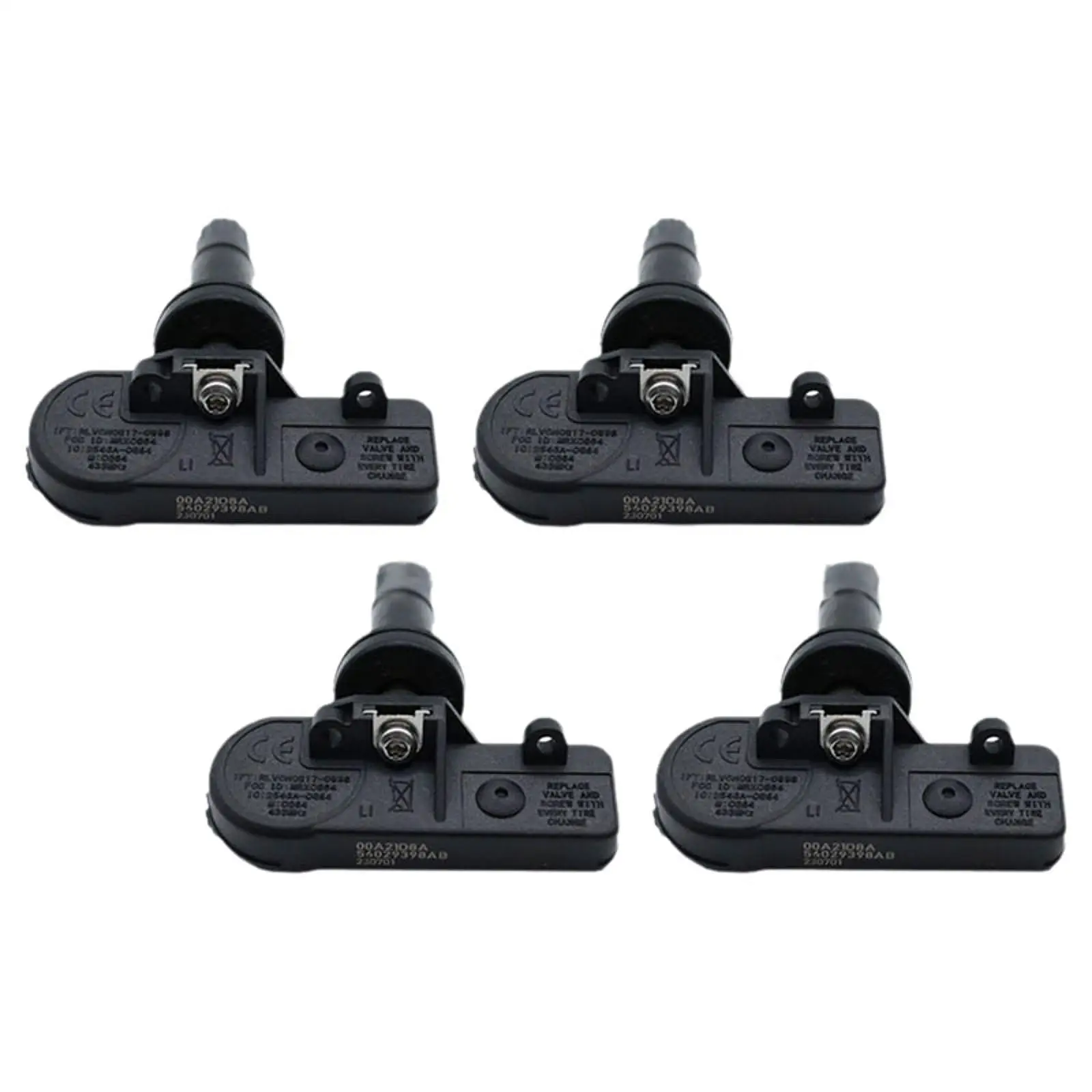 4 قطعة أجهزة استشعار ضغط الإطارات 56029398AA المهنية العملي المحمولة سهلة الاستخدام استبدال الملحقات ل دودج تشالينجر #3