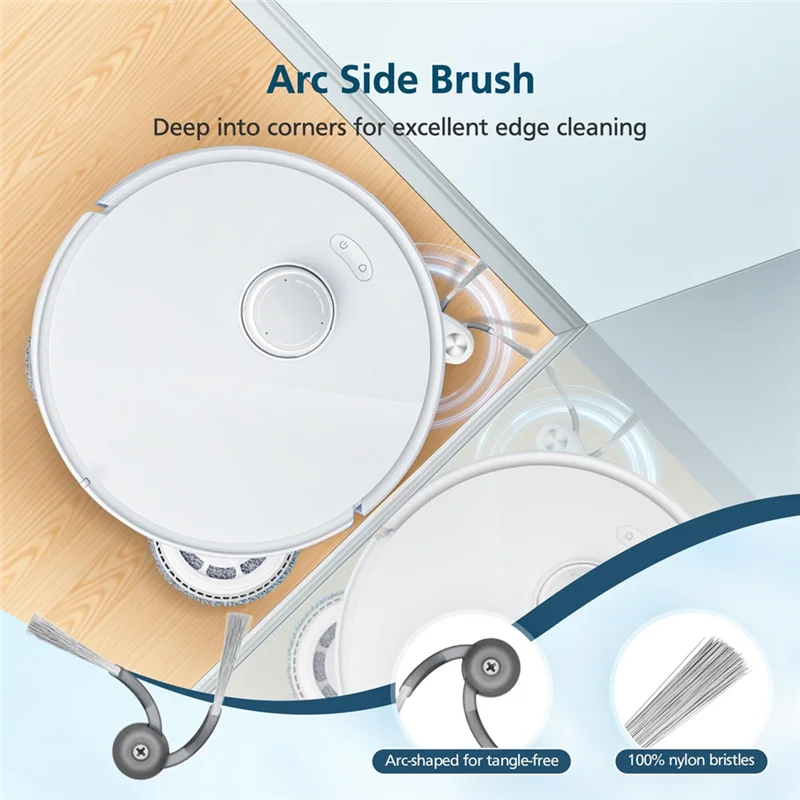 B07B-ملحقات التنظيف النهائية لـ Roborock Qrevo Curv/Edge: الفرشاة الرئيسية، وسادات الممسحة، أكياس مكنسة للتنظيف الفعال #2