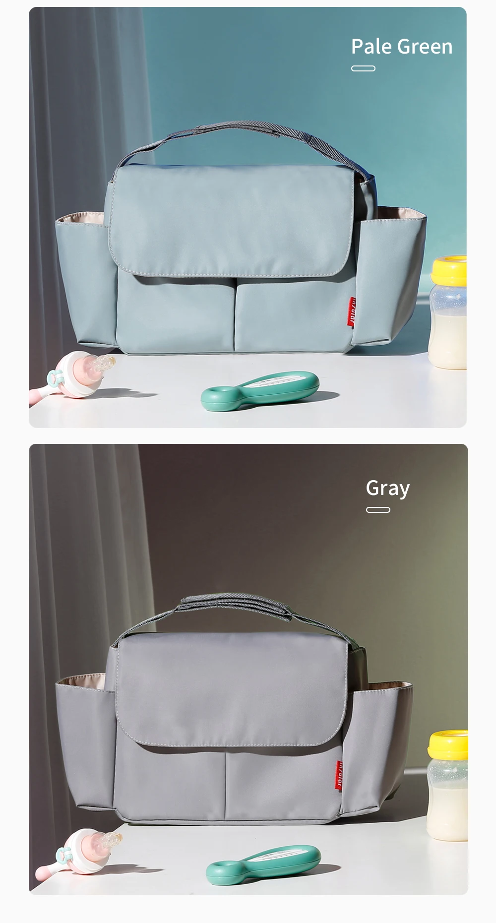 Baby Kinderwagen Tasche Kinderwagen Organizer Zubehör Kinderwagen Tasse Halter Abdeckung Trolley Organizer Tasche Reise Zubehör – Detail 12