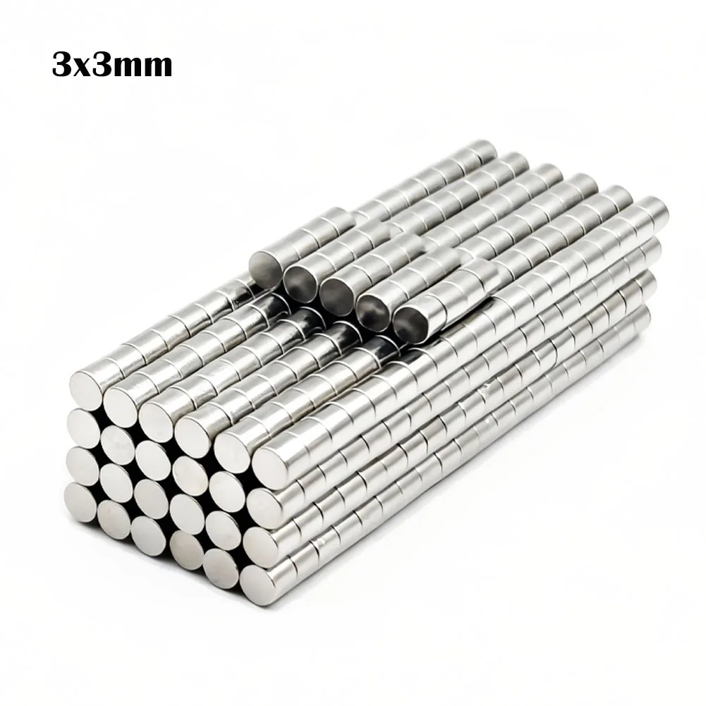 

3x3mm Super Strong Round Neodymium Magnet Powerful Magnets N35 Disc Permanent Magnetic NdfeB Refrigerator DIY Magnet imanes