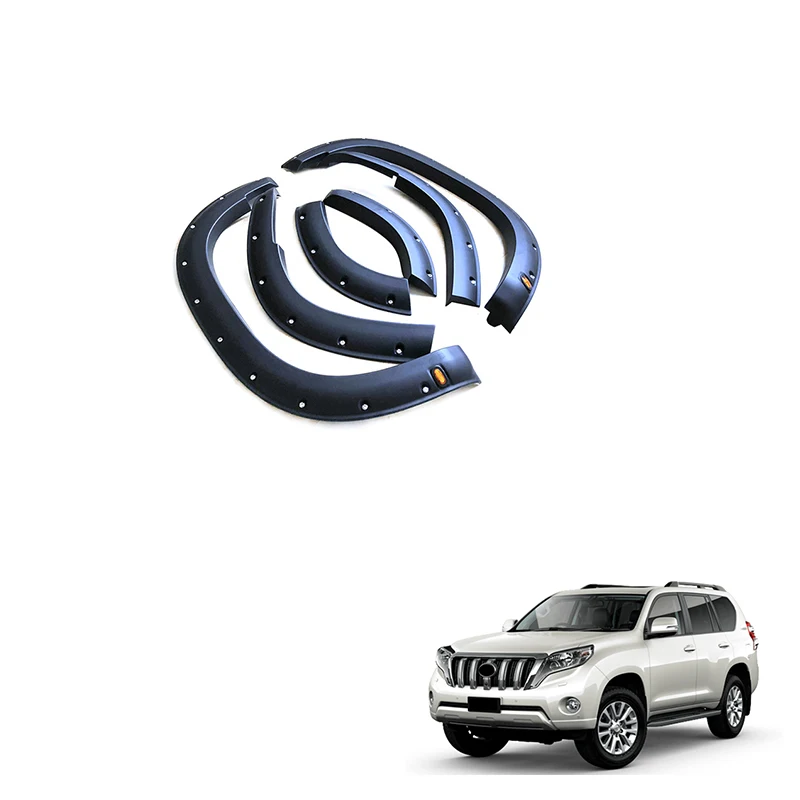 Flying Wing  Car Accessories Fender Cover Protection Wheel Brow For  Prado 2018-2022 Fender Flares