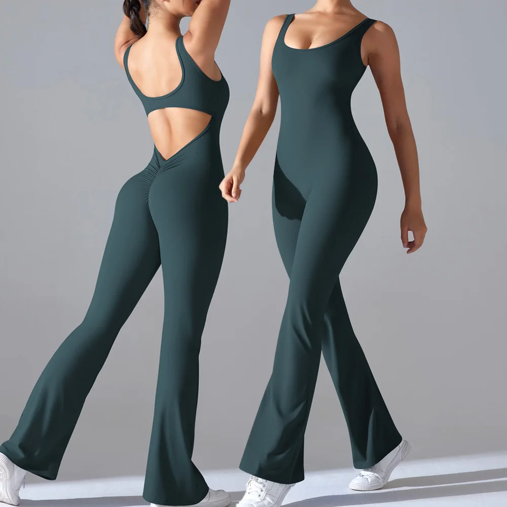 Women Bodysuits Sports Shapewear Yoga Suit Sportswear Sports Jumpsuit Fitness Rompers Stretch Female Push Up Backless Workout