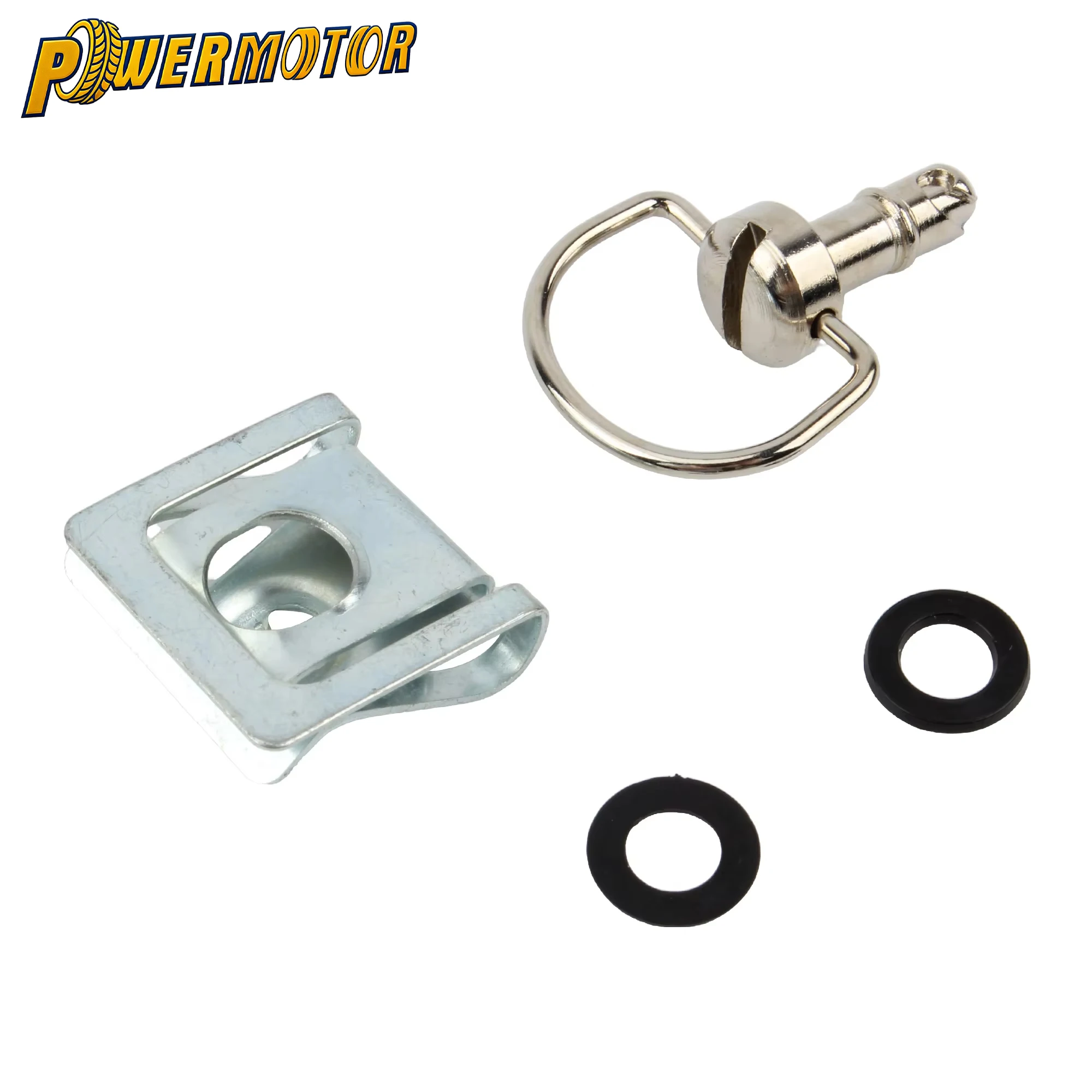 17mm Motorcycle Quick Release Screws For KTM Honda Yamaha Suzuki Kawasaki 1/4 D-ring Turn Race Fairing Fastener Motocross Parts