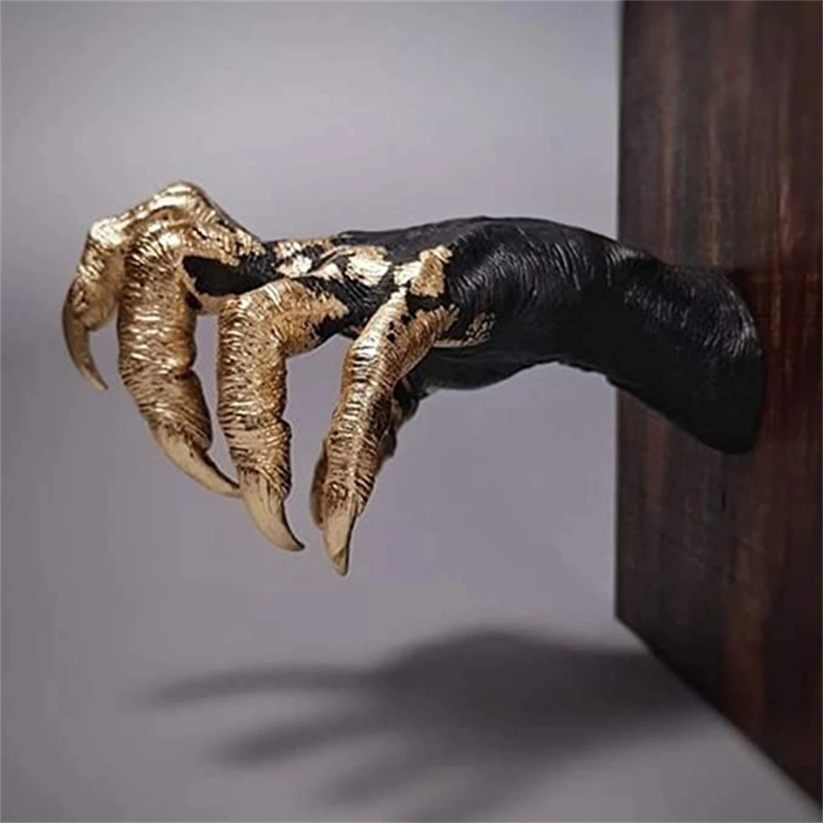 Witch Hand Wall Hanging Wall Hanger Decoration Wall Simulation Devil Hands Statue 3D Freehand Sculpture Resin Decorative Art view 5