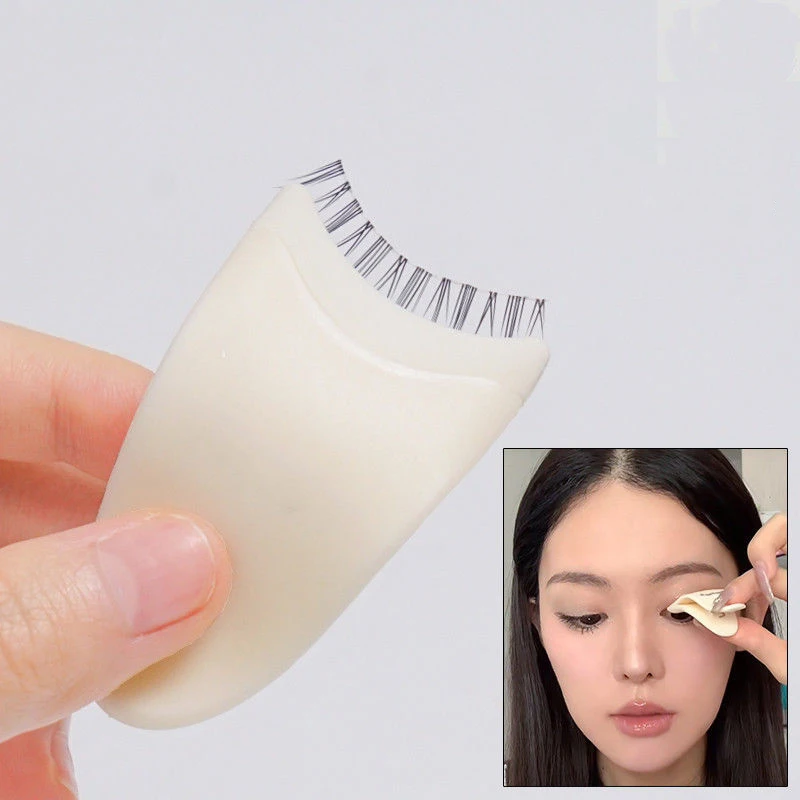 1Pc Falsche Wimpern Clips Tragbare Frauen Weiß Kunststoff Wimpern Applikatoren Pinzette Wimpern Curlers Augen Make Up Schönheit Werkzeuge