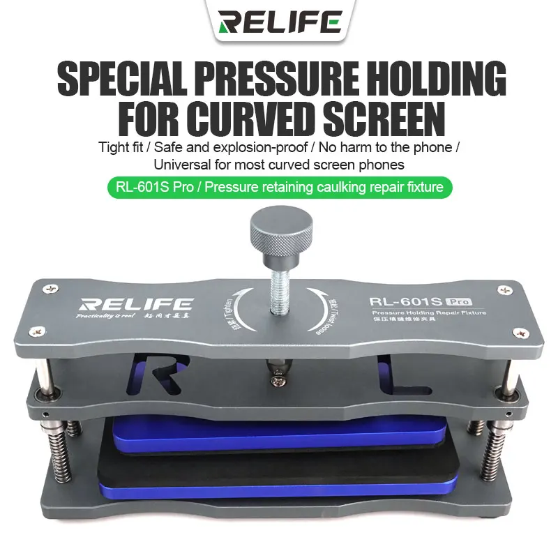 

Relife RL-601S Pro Pressure Holding Fixture For Mobile Phone Curved Screen Repair Pressure Retaining Caulking Repair Fixture