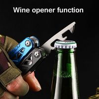 Portable Hammer 14 in 1 Multitool Fold Integrated Adjustable Wrench Device Survival Multifunctional Tool Camping