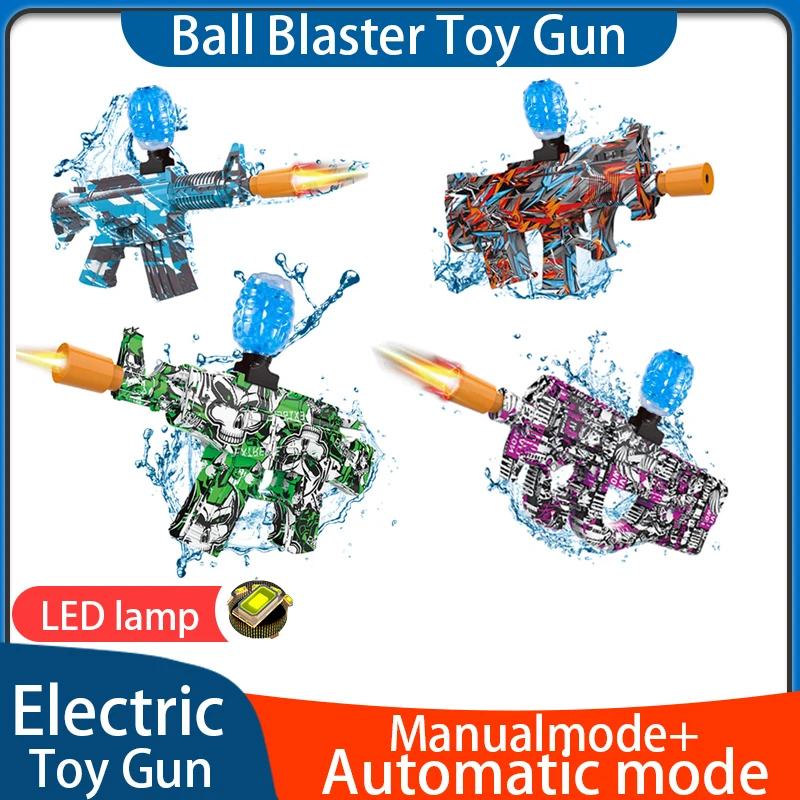 

Kids Electric Gel Gun Toy Gun Fully Automatic Splash Ball Toy Gun Suitable for Outdoor Activities Outdoor Shooting Team Game