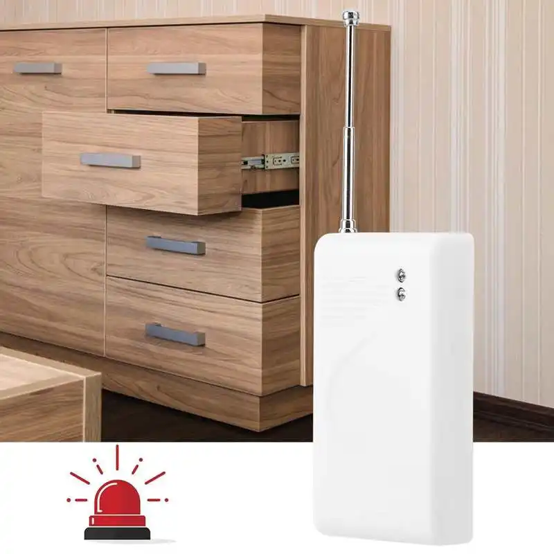 433mhz sem fio sensor de alarme vibração janela da porta detector para sistema de assaltante segurança em casa novo