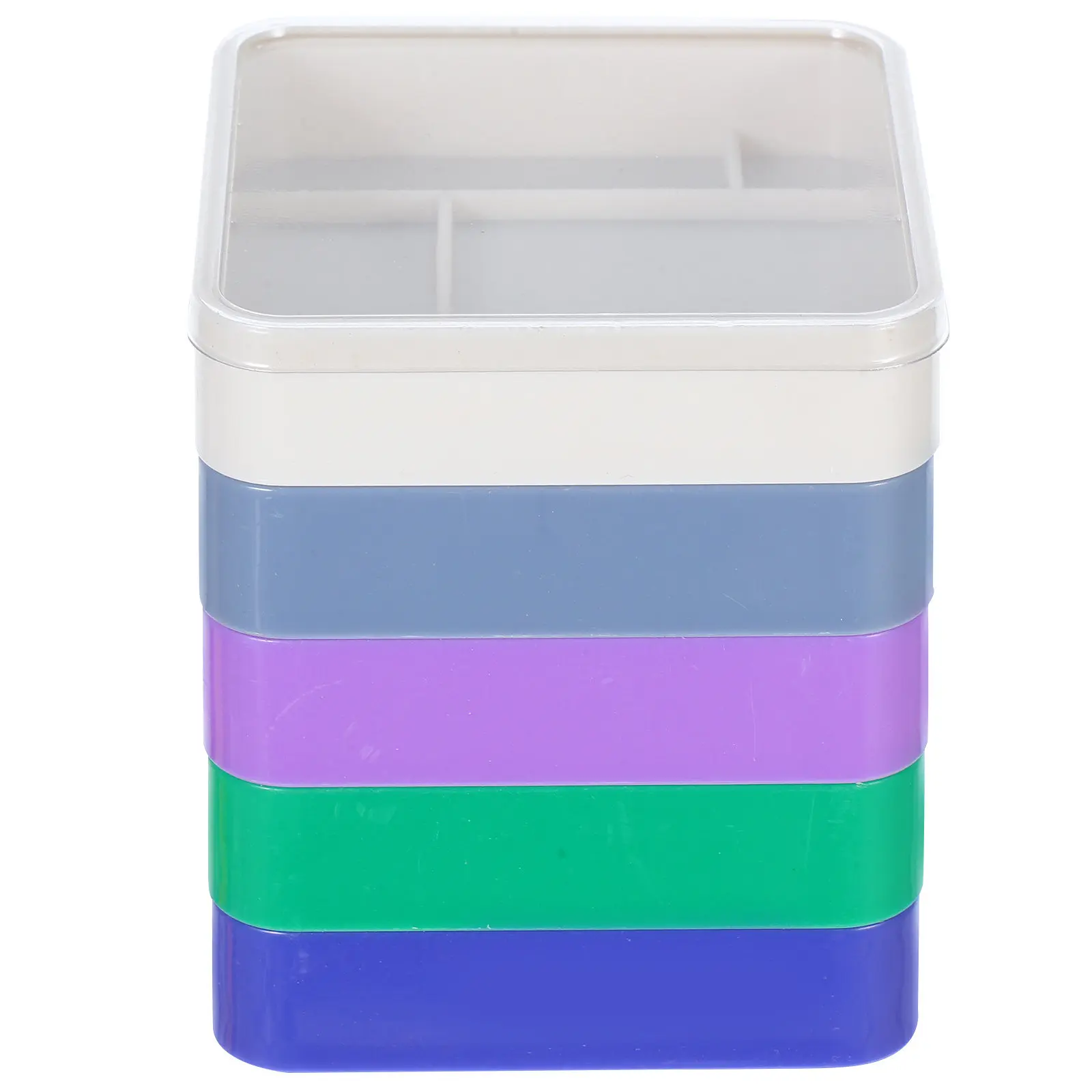 Watch Parts Storage Box Multi-Layer Colored Design for Watch Repair Tools Accessories Organization Longlasting Plastic Small