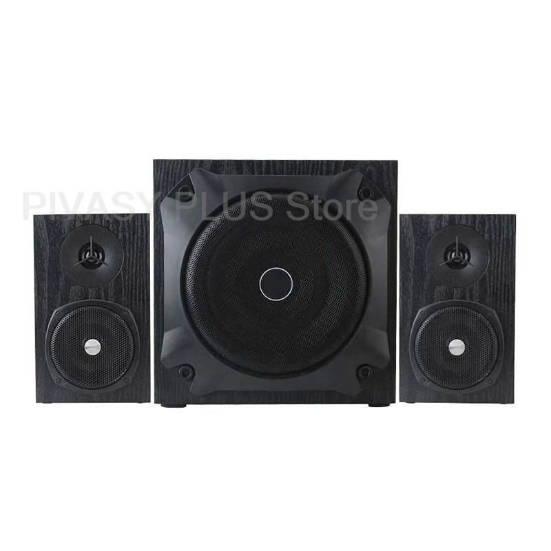 50/80W Powerful Bluetooth Speaker Set  6.5 Inch Subwoofer 2x3inch Satellite Speakers 4ohm Sound Box Audio For PC TV Home Theater