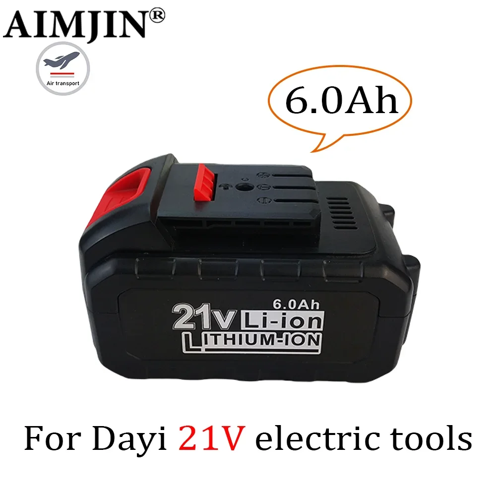 

For Dayi Power Tool Rechargeable Lithium Battery 21V 6000mAh/6.0Ah For Cordless Electric Wrench Car impact wrench