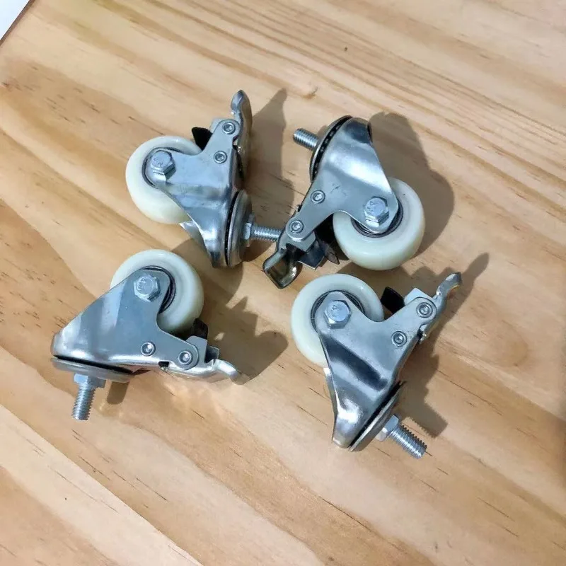 

Clothing store universal wheel adjustable with brake wheel, coat rack universal caster, multi-functional hanger wheel