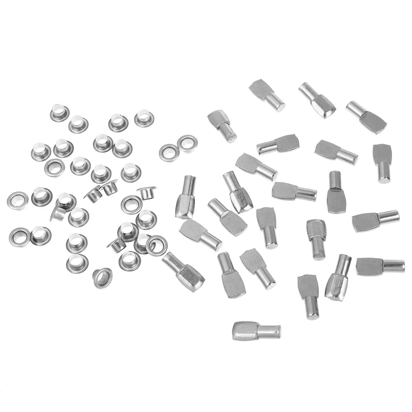 50 set Spoon Shape Cabinet Pegs Steel Shelf Clips For Closet Pantry Shelving Furniture Support Brackets Shelf Holders Pegs