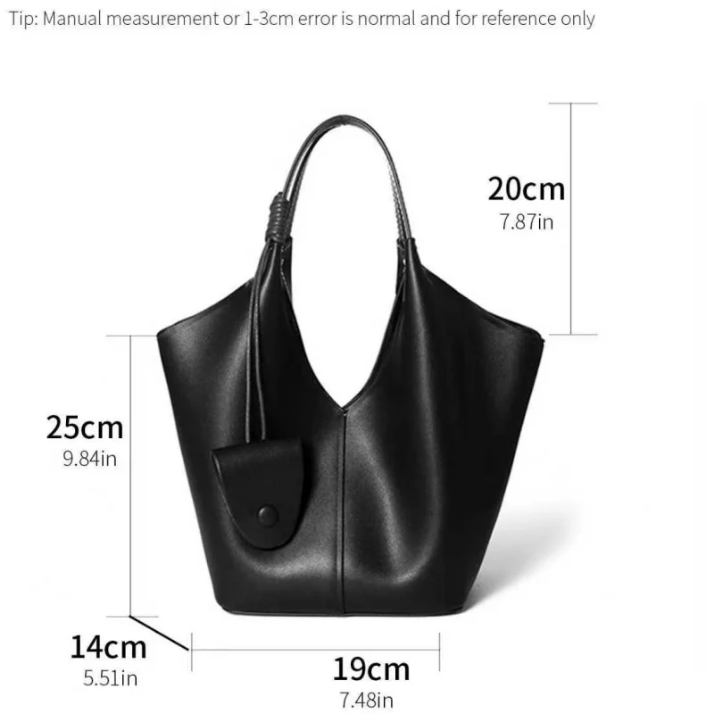 

women's fashionable leisure shopping bags Ladies large capacity genuine leather tote bag handbag luxurious designer style