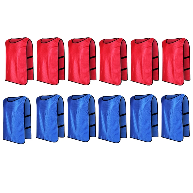 

12 Piece Dodgeball Game Vests Training Vest For Adults For Indoor Outdoor Playground XL