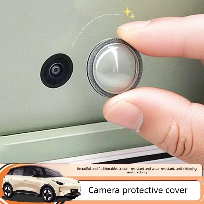 2/4pcs Universal Car Camera Lens Protector Anti Scratch Waterproof Car Rear View Backup Camera Cover for Car Accessories