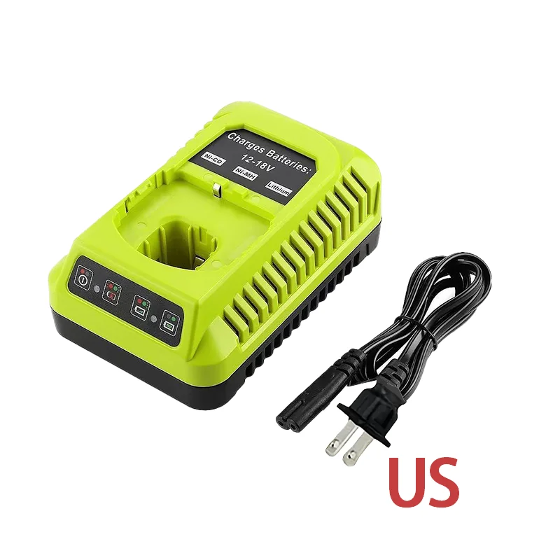 Pow tree P117 Battery Charger For Ryobi 12V-18V Ni-Cd Ni-Mh Lithium Battery P108 P102, P107, P103, P104, P105, P106