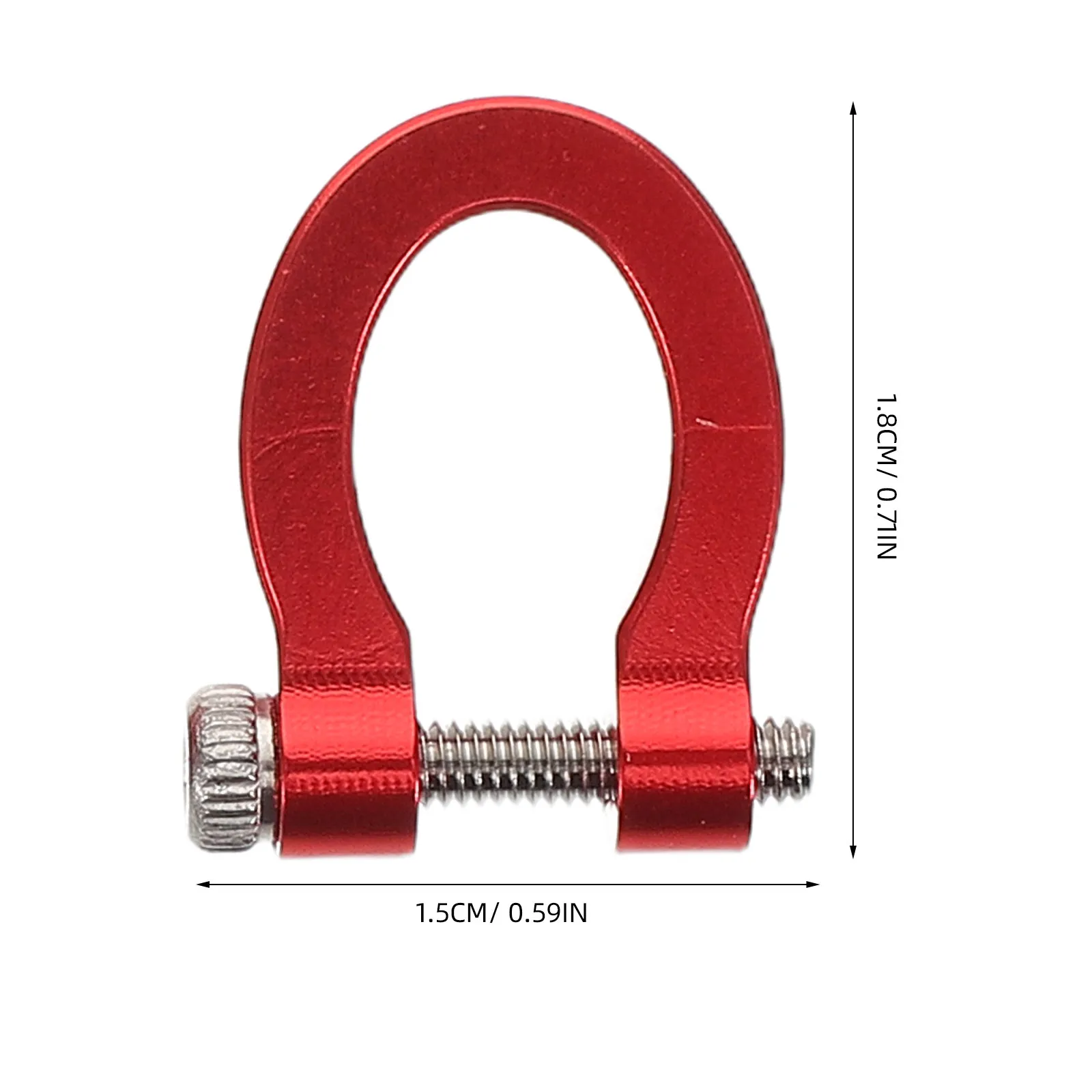 Picture 5: 2pcs Aluminum Alloy Tow Hook For Rc Crawler Car Durable Towing Shackle Replacement Accessory Simulation Metal Design Offroad