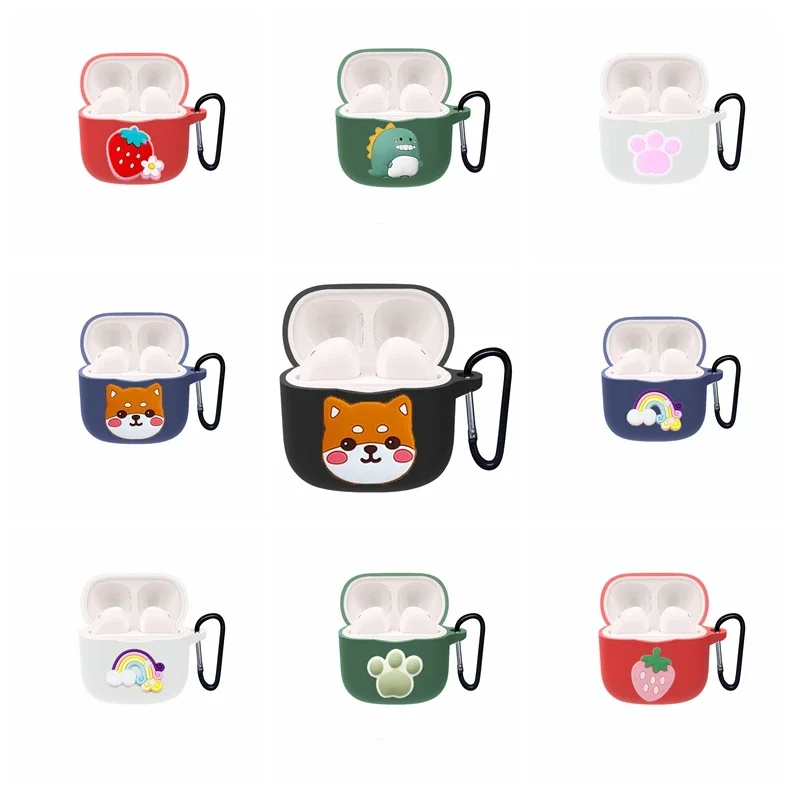 Силиконовый чехол для Baseus Bowie E3, нескользящий защитный чехол с мультяшными собаками, забавными животными, милыми цветами для Baseus E3