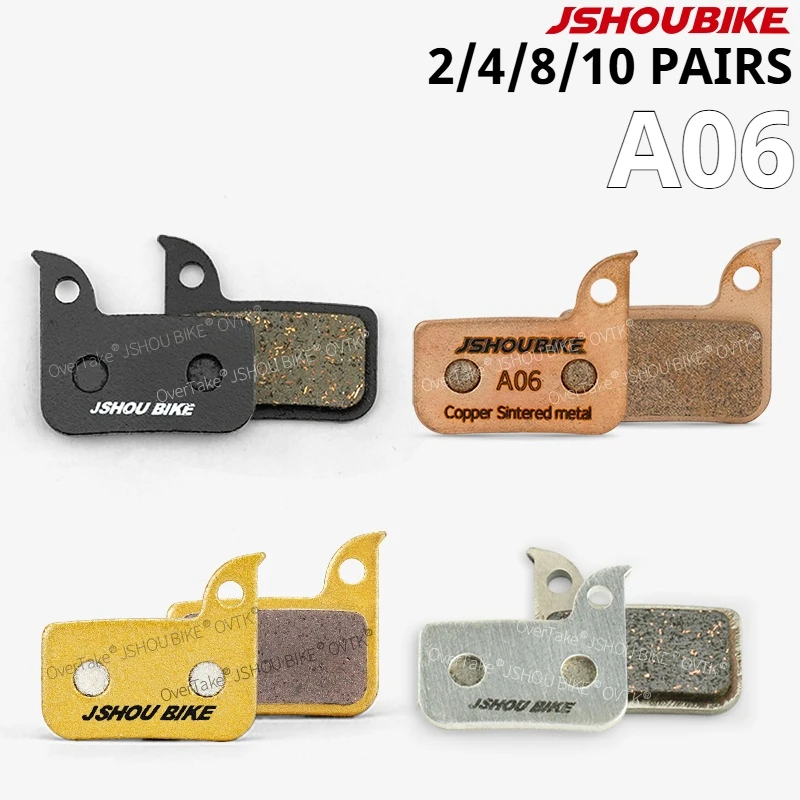 JSHOUBIKE 2/4/8/10 Pairs Hydraulic Disc Brake Pads Semi-metallic / All-metal / Sintering / Ceramic For SRAM Level TLM / Ultimate