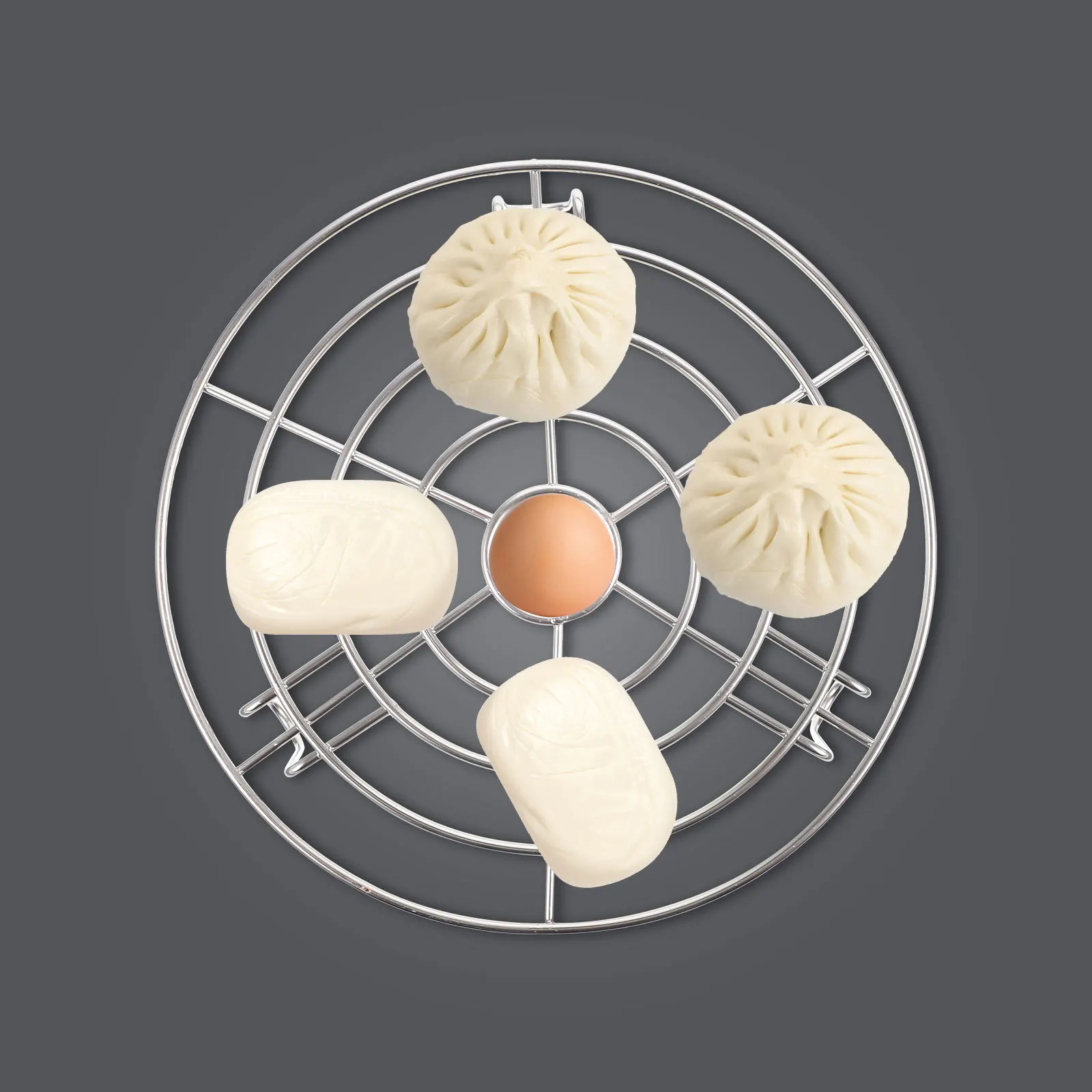

Stainless Steel Steaming Rack Heavy Duty Egg Holder For Pot Steam Rack For Vegetables Fish Tamales Crabs Kitchen Cooking