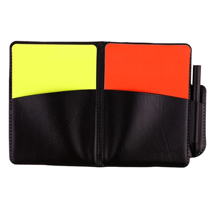 

2024 New Soccer Referee Cards Redness Yellow Cards Referee Wallet Referee Cards Set Referee Cards Football Referee Warning Cards